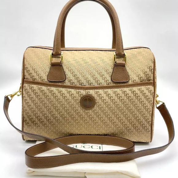 Gucci Beige and Brown 2 ways bag Handbag - Picture 1 of 12